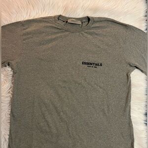 Essentials Heather Gray Short Sleeve Tee